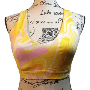 Ideology Swirl Lemon Sports Bra